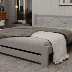 Кровать двуспальная с мягким изголовьем ViA- Верона 160х190 см