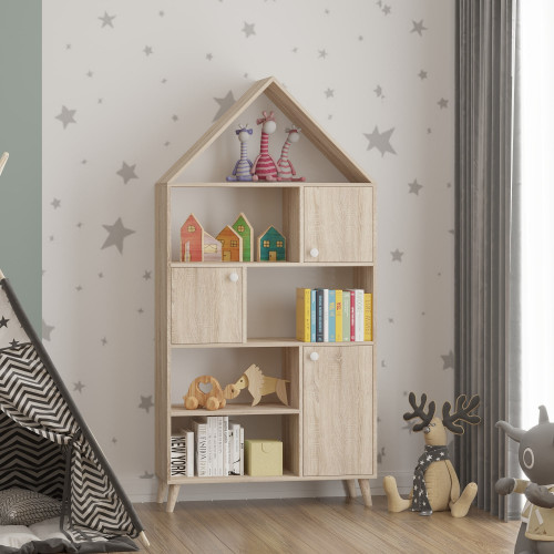 Стеллаж-домик 182х90х35 см KOD- ШК-домик-детский