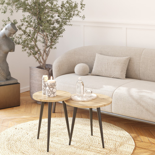 Комплект с двух круглых журнальных соликов KOD- ЖС-коло