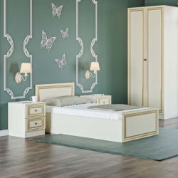 Односпальная кровать​ KSt-  "Тиффани"/ "Tiffany" 90х65х205 , сп/м 80*200