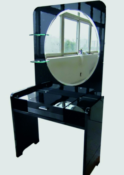 Туалетный стол с зеркалом SMS- Черный Диамант
