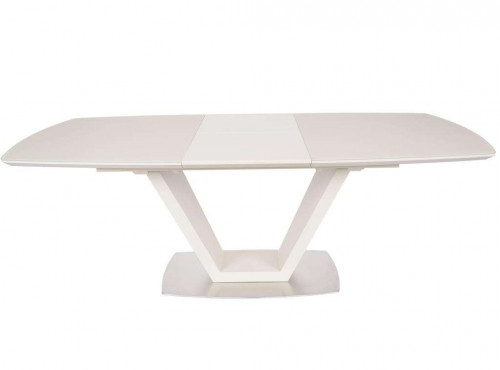 Стол обеденный Avn- HT2415 160-210x80 Glass Cappuccino 