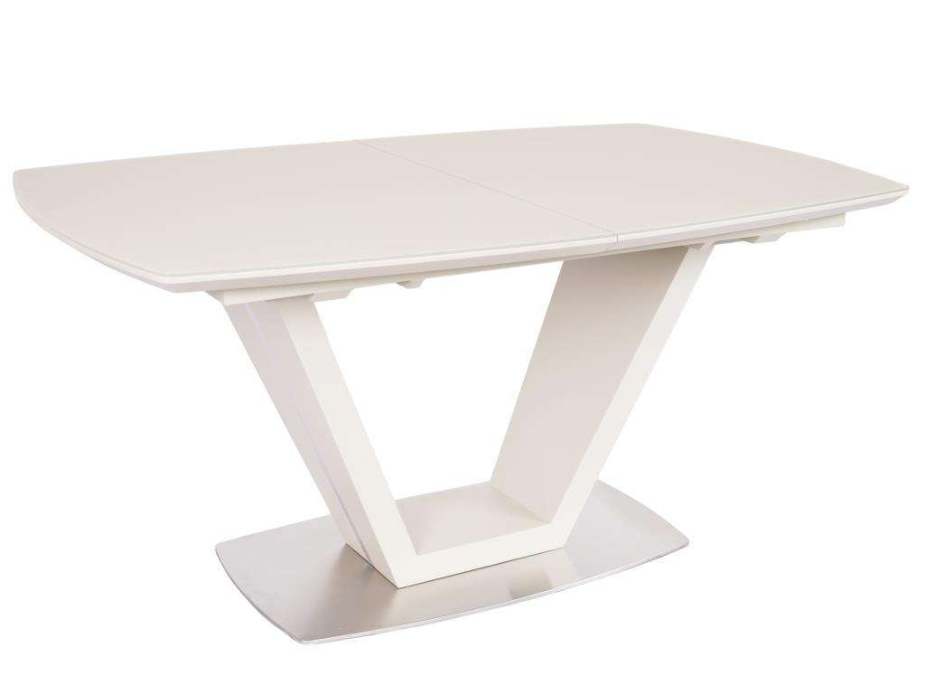 Стол обеденный Avn- HT2415 160-210x80 Glass Cappuccino 