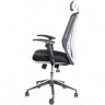 Фото №7 - Кресло офисное BRS- White/ Black Сhromе BW-01