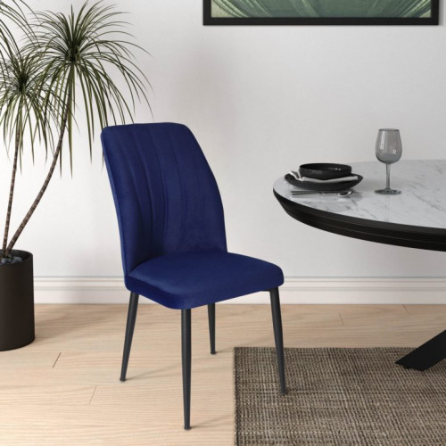 Стул Avn- VAREL Blue Velvet синий