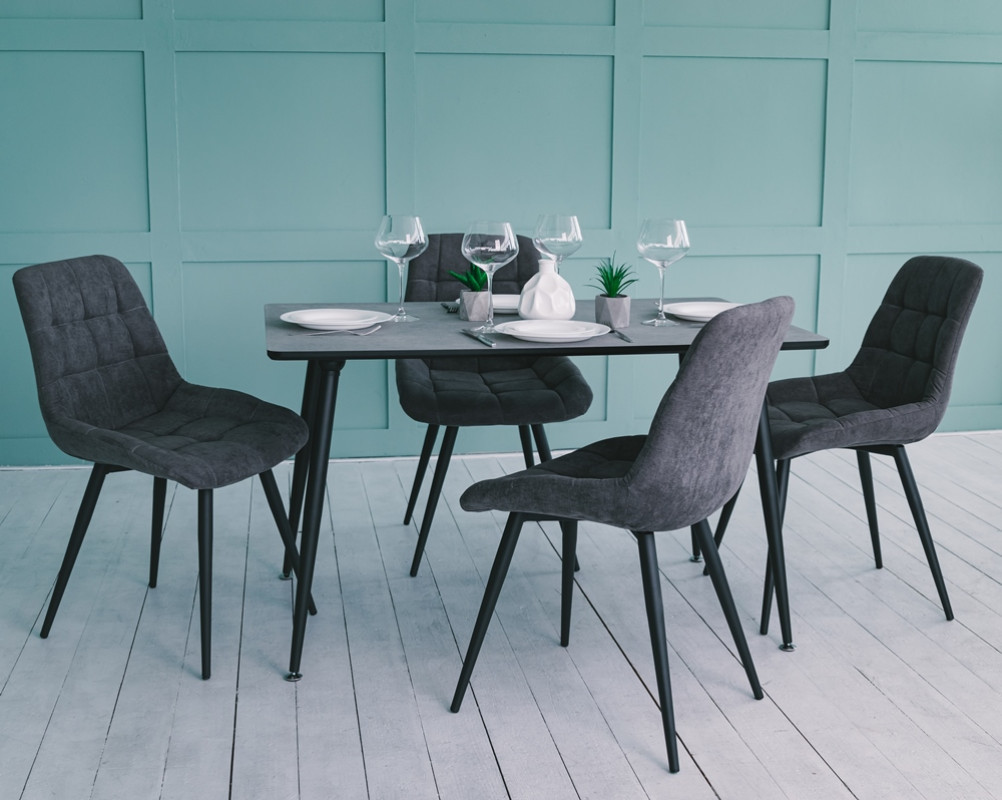 Комплект обеденный Ont- Джулиано 120 Луна+ 4 стула