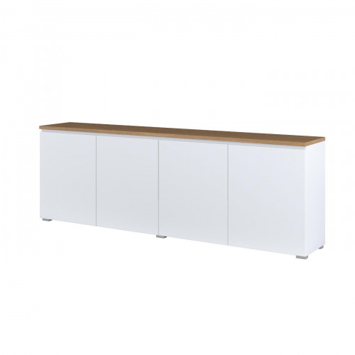 Комод на 4 двери Helvetia MODO 247VOJ25 (белый/дуб маувелла)