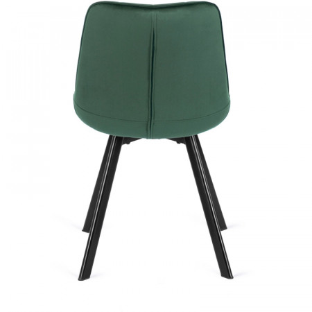Стул обеденный MEBEL ELITE RICK зеленый велюр