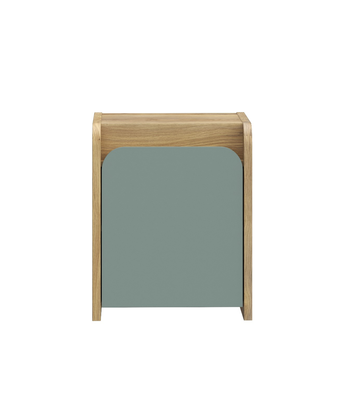 Тумба прикроватная Forte HOA HOAK011 (дуб маувелла/шалфей)