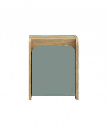 Тумба прикроватная Forte HOA HOAK011 (дуб маувелла/шалфей)