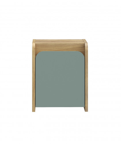 Тумба прикроватная Forte HOA HOAK011 (дуб маувелла/шалфей)