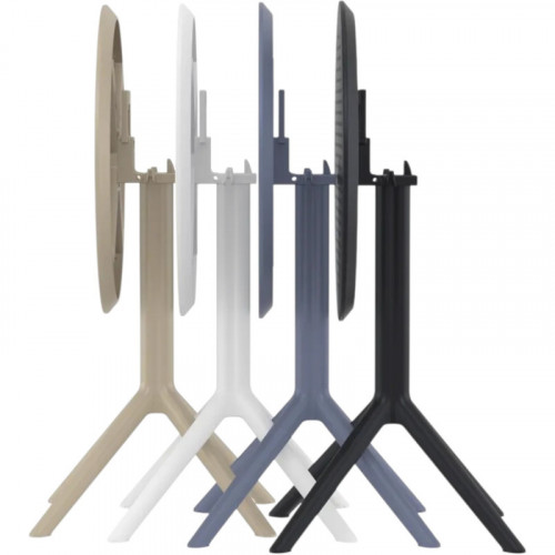 Стол уличный круглый складной Siesta Sky Folding Table 60 (черный)