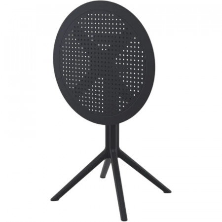 Стол уличный круглый складной Siesta Sky Folding Table 60 (черный)