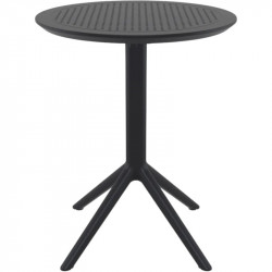 Стол уличный круглый складной Siesta Sky Folding Table 60 (черный)