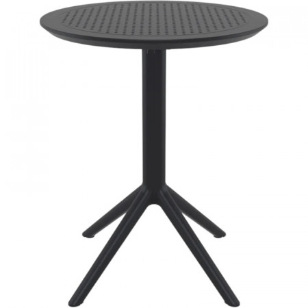 Стол уличный круглый складной Siesta Sky Folding Table 60 (черный)