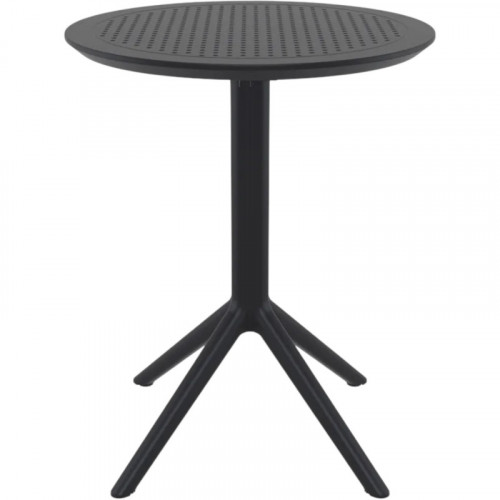 Стол уличный круглый складной Siesta Sky Folding Table 60 (черный)