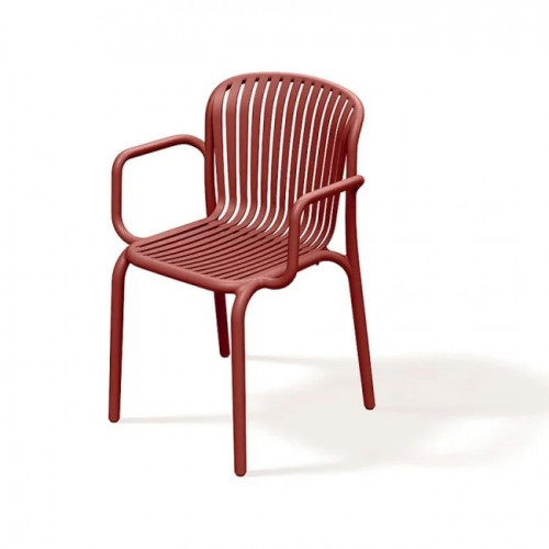 Кресло уличное обеденное VLL- FERNE Berne (антрацит, кирпичный)