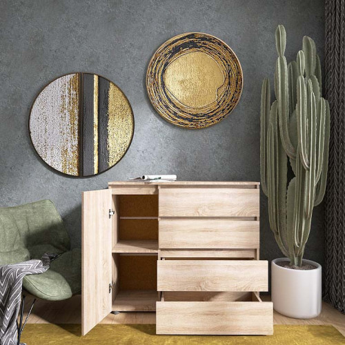 Комплект в гостиную EVR- Лайт-2 дуб Сонома