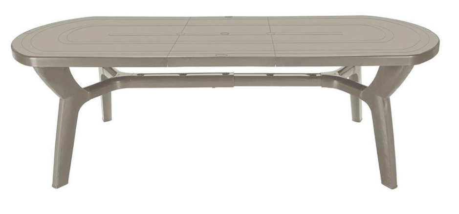 Стол раскладной из полипропилена GRANDSOLEIL CA- OVAL TABLE PAGODA (w/extension)