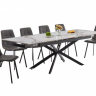Стол обеденный BIO- Магнум (черный/ керамика Нефрит Белый)  