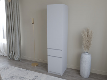 Шкаф-пенал с полками на 1 шухляду и 2 двери ViA- Таун Т-1