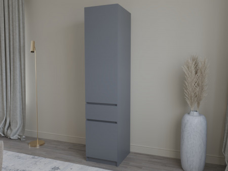 Шкаф-пенал с полками на 1 шухляду и 2 двери ViA- Таун Т-1