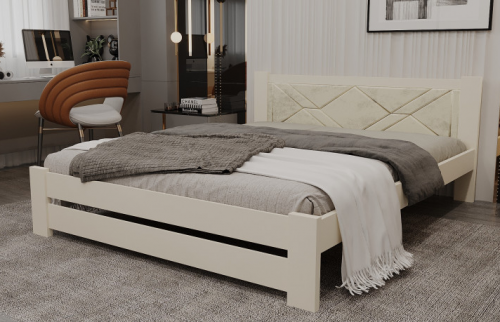 Кровать двуспальная с мягким изголовьем ViA- Верона 160х200 см