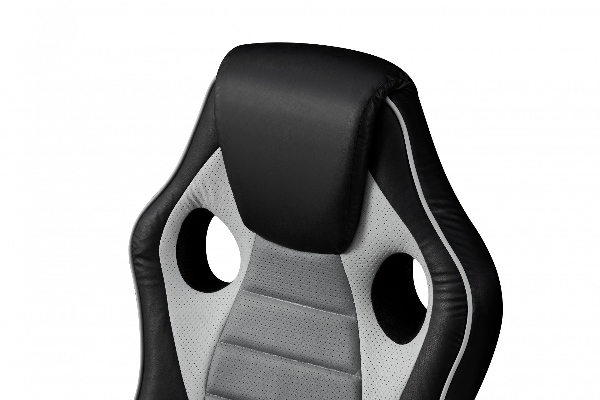 Стул геймерский BIO- Форсаж (серый/черный)