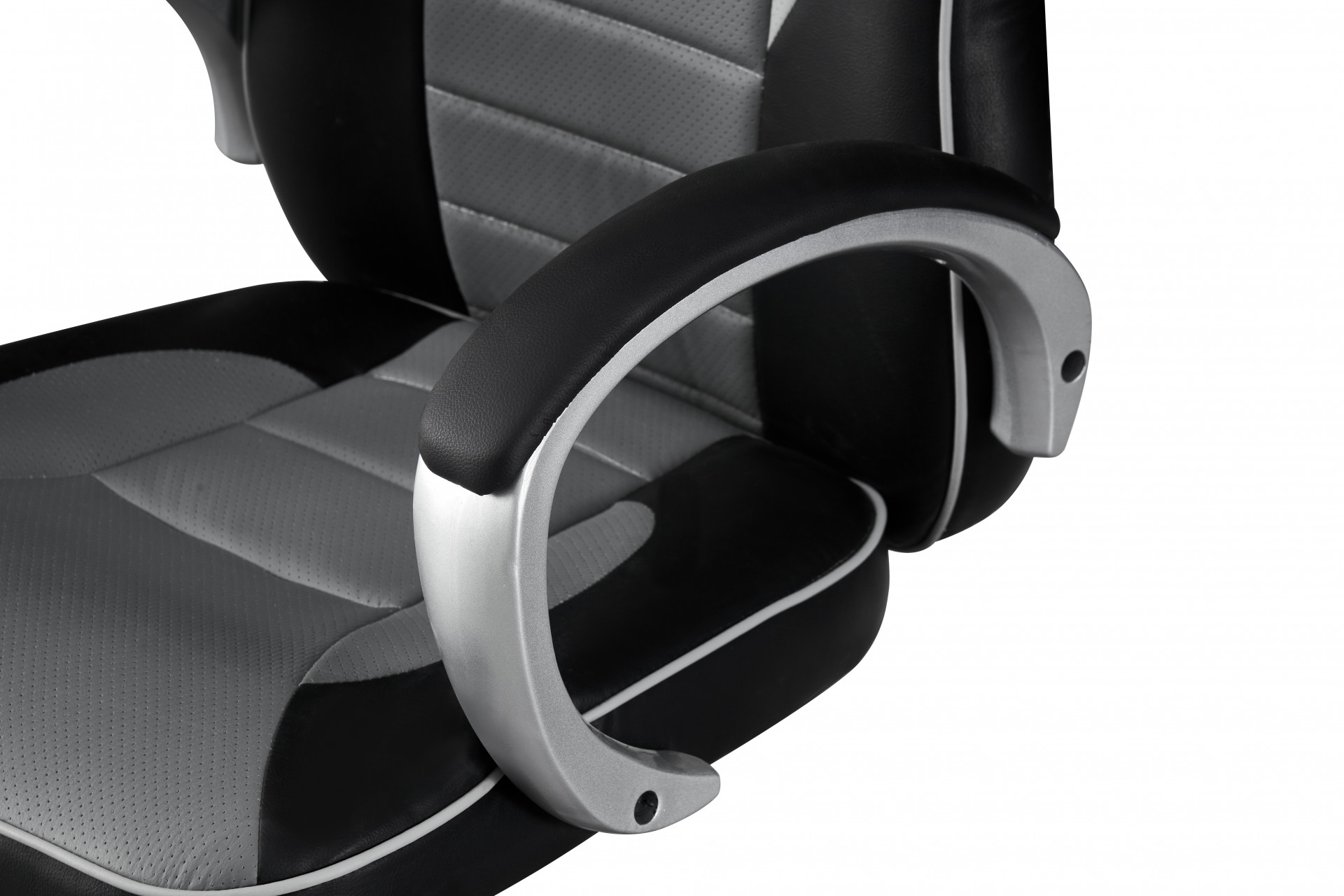 Стул геймерский BIO- Форсаж (серый/черный)