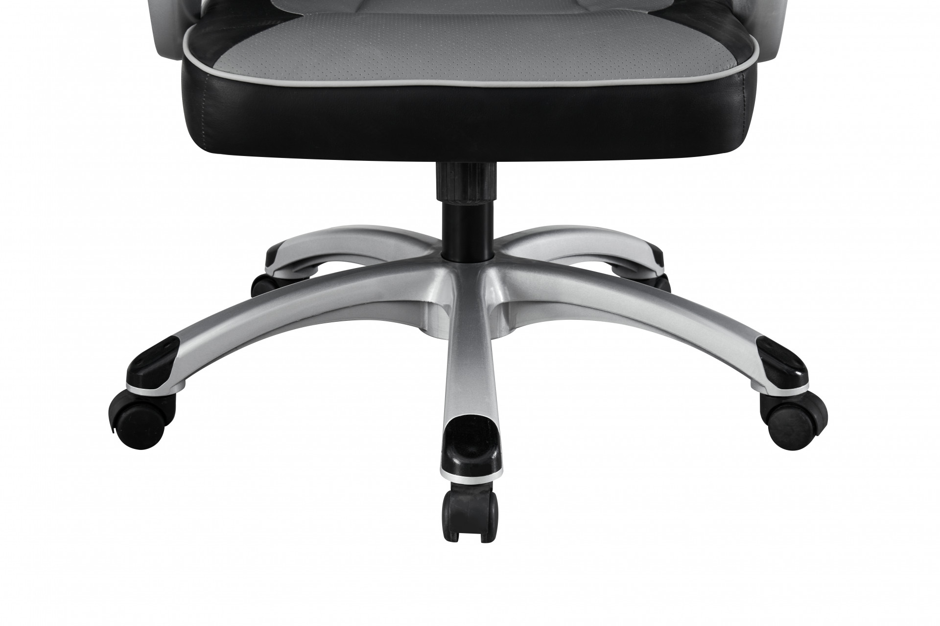 Стул геймерский BIO- Форсаж (серый/черный)