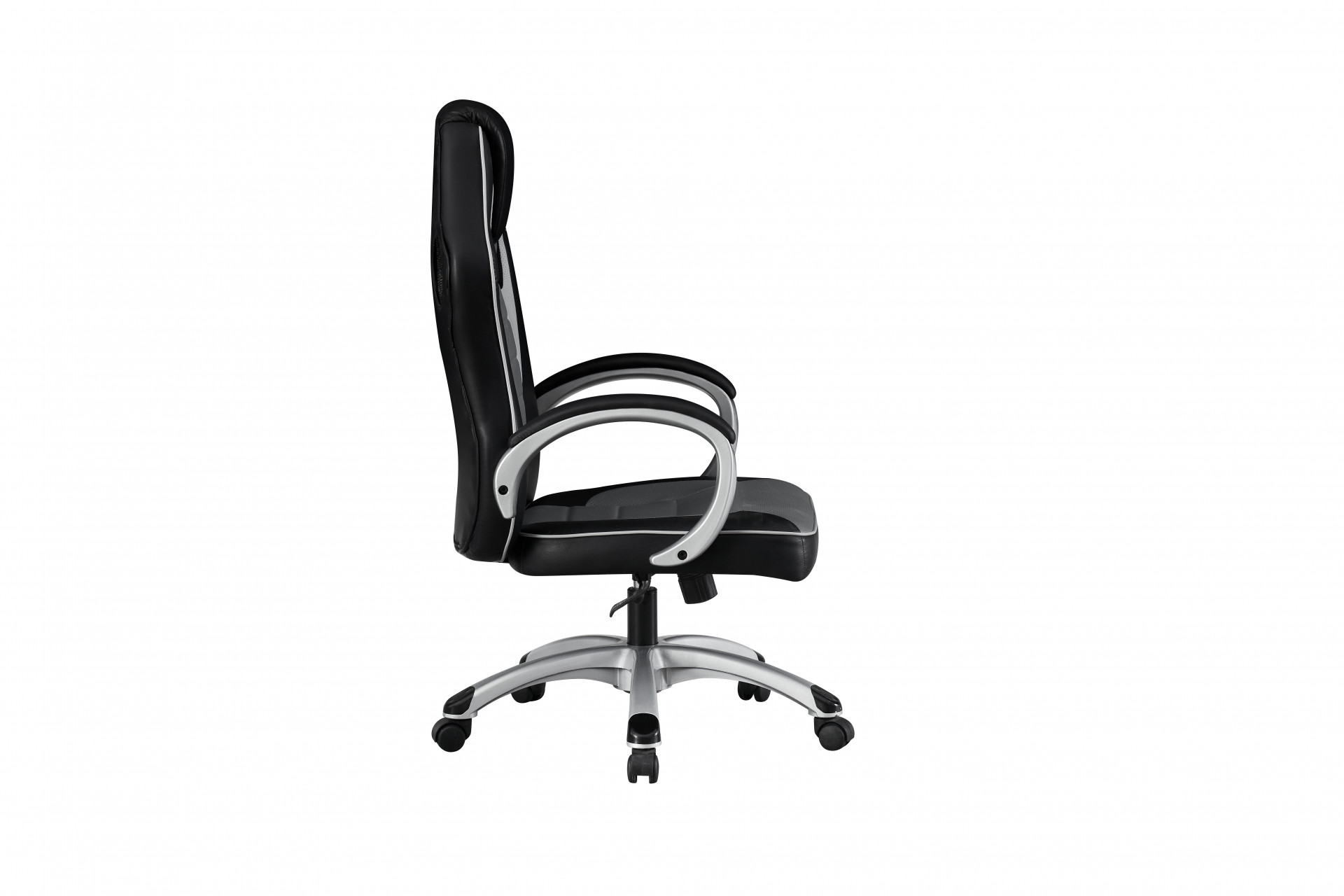 Стул геймерский BIO- Форсаж (серый/черный)