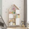 Стеллаж-домик 182х90х35 см KOD- ШК-домик-детский (белый фасад)