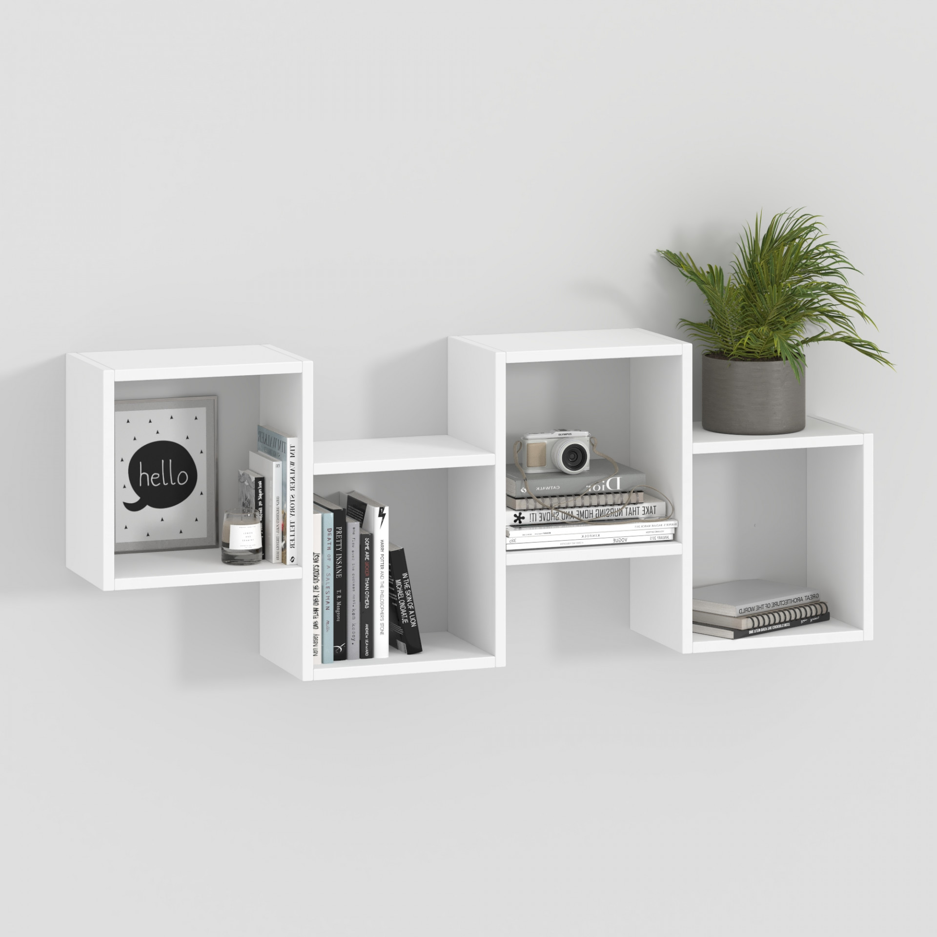 Полка для книг 44х115х20 см KOD- ПК-1