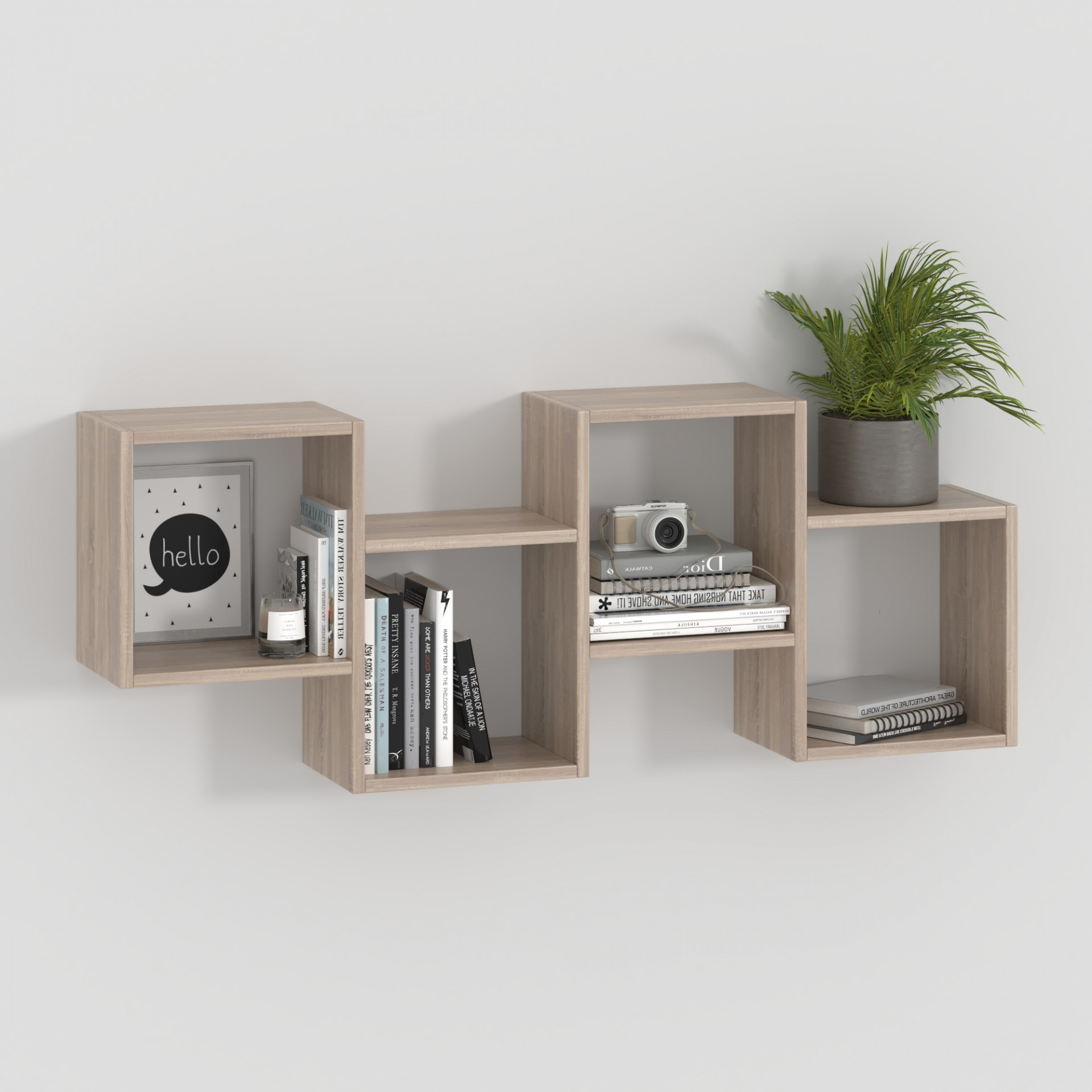 Полка для книг 44х115х20 см KOD- ПК-1