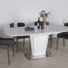 Стол обеденный модерн NL- CONNECTICUT белый (140/185*90*76 cm керамика)