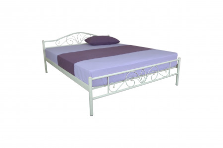 Двуспальная металлическая кровать TPRO- EAGLE LUCCA 1600х2000 beige E1939