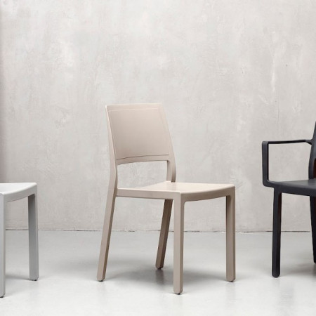 Стул пластиковый VLL- SCAB KATE (тортора, белый)