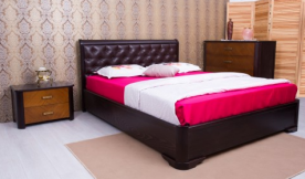 Кровать OLP- Милена (мягкая спинка, прошивка ромбы)
