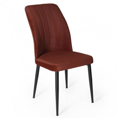 Стул Avn- VAREL Dark Terracotta Velvet,тёмный терракотовый