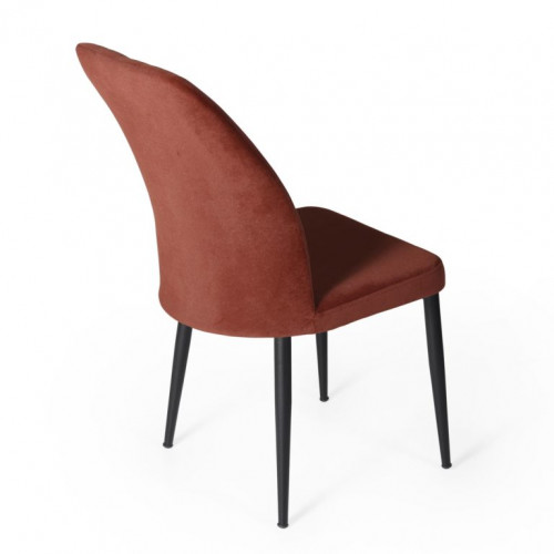 Стул Avn- VAREL Dark Terracotta Velvet,тёмный терракотовый