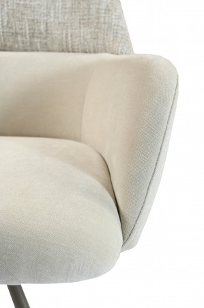 Стул обеденный модерн VTR- R-165 поворотный (тофу/капучино)    