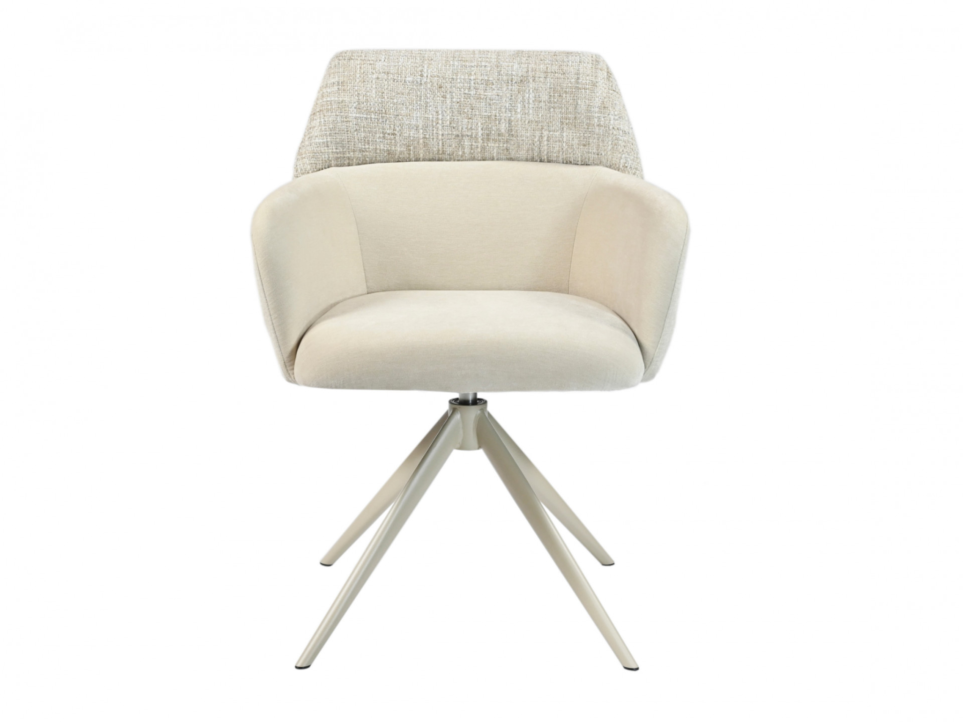 Стул обеденный модерн VTR- R-165 поворотный (тофу/капучино)    