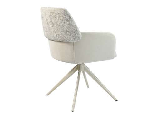 Стул обеденный модерн VTR- R-165 поворотный (тофу/капучино)    