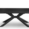 Стол обеденный модерн super premium ceramic  Evro- Vitoria Vick Dark Grey матова кераміка T7094C-1826, 180-260*90