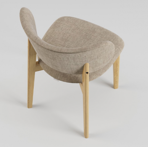 Стул обеденный LVK- Hawk массив дуба (натуральный дуб)  