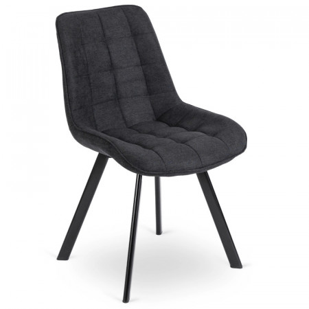 Кухонный комплект Ont- Фабрицио шпон + 4 стула Rick черный