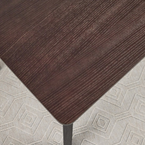 Кухонный комплект Ont- Фабрицио шпон + 4 стула Rick черный