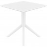Стол уличный Siesta Paris Table 70 (белый)