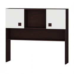 Надстройка для стола EVR- Соната венге + белый