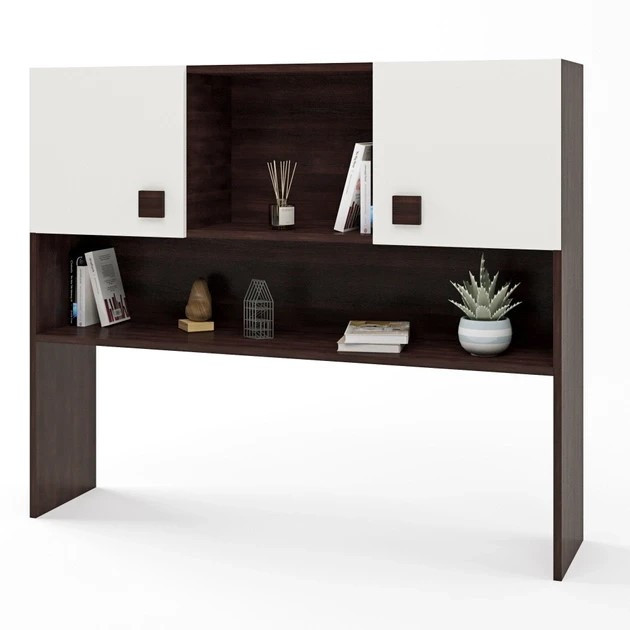 Надстройка для стола EVR- Соната венге + белый